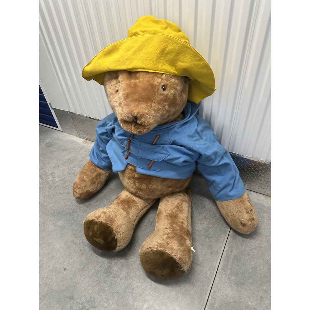 Extremely Rare Large Jumbo 5'6" 1970's Paddington Bear Store Display antique vtg